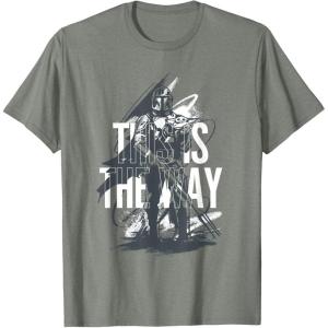 image:imageStar Wars The Mandalorian and Grogu This Is The Way Grunge TShirtOlive Heather