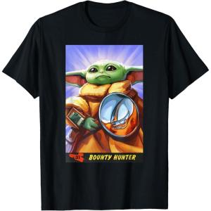 image:imageThe Mandalorian And Grogu Bounty Hunter Grogu With Beskar TShirtBlack