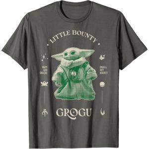 image:imageThe Mandalorian And Grogu Little Bounty Grogu Naps amp Snacks TShirtAsphalt Grey