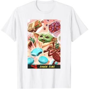 image:imageThe Mandalorian And Grogu Snack Time The Child Smiles Poster TShirtWhite