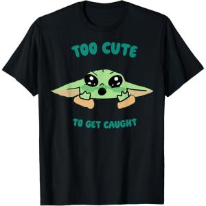 image:imageThe Mandalorian And Grogu The Child Too Cute To Get Caught TShirtBlack