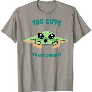 image:imageThe Mandalorian And Grogu The Child Too Cute To Get Caught TShirtSlate Grey
