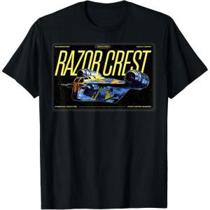 image:imageThe Mandalorian And Grogu The Razor Crest Assault Gunship TShirtBlack