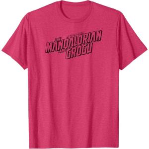 image:imageThe Mandalorian and Grogu  Black Movie Logo TShirtRed Heather