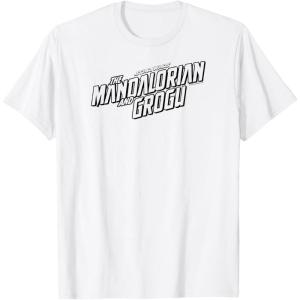 image:imageThe Mandalorian and Grogu  Black Movie Logo TShirtWhite