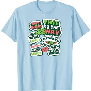 image:imageThe Mandalorian and Grogu  Grogu Snack Stickers TShirtBaby Blue