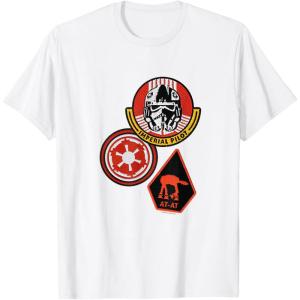 image:imageThe Mandalorian and Grogu  Imperial Pilot Faux Patch TShirtWhite