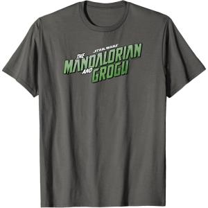 image:imageThe Mandalorian and Grogu  Movie Logo TShirtAsphalt Grey