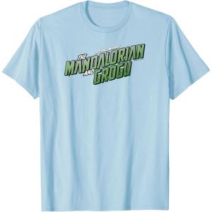 image:imageThe Mandalorian and Grogu  Movie Logo TShirtBaby Blue