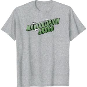 image:imageThe Mandalorian and Grogu  Movie Logo TShirtHeather Grey