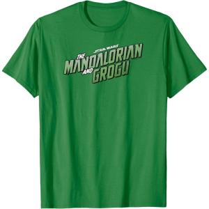 image:imageThe Mandalorian and Grogu  Movie Logo TShirtKelly Green