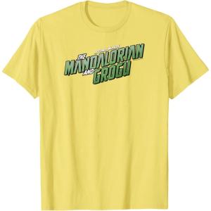 image:imageThe Mandalorian and Grogu  Movie Logo TShirtLemon Yellow