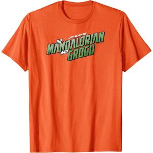 image:imageThe Mandalorian and Grogu  Movie Logo TShirtOrange