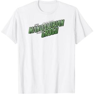 image:imageThe Mandalorian and Grogu  Movie Logo TShirtWhite