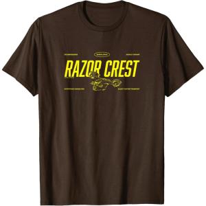 image:imageThe Mandalorian and Grogu  Razor Crest Jersey TShirtBrown