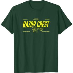 image:imageThe Mandalorian and Grogu  Razor Crest Jersey TShirtDark Green