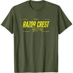image:imageThe Mandalorian and Grogu  Razor Crest Jersey TShirtOlive Green