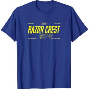 image:imageThe Mandalorian and Grogu  Razor Crest Jersey TShirtRoyal Blue
