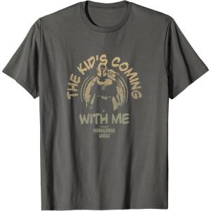 image:imageThe Mandalorian and Grogu  The Kids Coming With Me TShirtAsphalt Grey