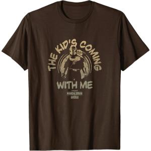 image:imageThe Mandalorian and Grogu  The Kids Coming With Me TShirtBrown
