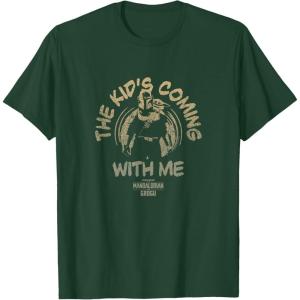 image:imageThe Mandalorian and Grogu  The Kids Coming With Me TShirtDark Green