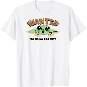 image:imageThe Mandalorian and Grogu  Wanted for Being Too Cute TShirtWhite