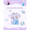 image:imageDisney Princess Frozen Marvel Stitch Minnie Mickey Star Wars GirlsBoys Athletic Shirts UV Quick Dry Graphic TShirt 29 YearFrozen Elsa