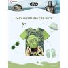 image:imageDisney Princess Frozen Marvel Stitch Minnie Mickey Star Wars GirlsBoys Athletic Shirts UV Quick Dry Graphic TShirt 29 YearStar Wars Yoda