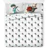 image:imageJay Franco Kids Comforter Set Includes Sheets and Pillow Covers  Soft and Cozy Bed Set for Stylish Room Decor Official Licensed Bedding Blue  The Mandalorian 7 Piece QueenBlack  My Hero Academia