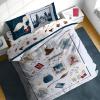 image:imageJay Franco Kids Comforter Set Includes Sheets and Pillow Covers  Soft and Cozy Bed Set for Stylish Room Decor Official Licensed Bedding Blue  The Mandalorian 7 Piece QueenDark Grey  Harry Potter