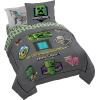 image:imageJay Franco Kids Comforter Set Includes Sheets and Pillow Covers  Soft and Cozy Bed Set for Stylish Room Decor Official Licensed Bedding Blue  The Mandalorian 7 Piece QueenGrey  Minecraft Movie