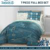 image:imageJay Franco Kids Comforter Set Includes Sheets and Pillow Covers  Soft and Cozy Bed Set for Stylish Room Decor Official Licensed Bedding Blue  The Mandalorian 7 Piece QueenBlue  Fantastic Four