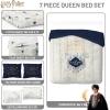 image:imageJay Franco Kids Comforter Set Includes Sheets and Pillow Covers  Soft and Cozy Bed Set for Stylish Room Decor Official Licensed Bedding Blue  The Mandalorian 7 Piece QueenBeige  Harry Potter