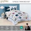 image:imageJay Franco Kids Comforter Set Includes Sheets and Pillow Covers  Soft and Cozy Bed Set for Stylish Room Decor Official Licensed Bedding Blue  The Mandalorian 7 Piece QueenDark Grey  Harry Potter