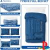 image:imageJay Franco Kids Comforter Set Includes Sheets and Pillow Covers  Soft and Cozy Bed Set for Stylish Room Decor Official Licensed Bedding Blue  The Mandalorian 7 Piece QueenBlue  Playstation