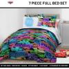image:imageJay Franco Kids Comforter Set Includes Sheets and Pillow Covers  Soft and Cozy Bed Set for Stylish Room Decor Official Licensed Bedding Blue  The Mandalorian 7 Piece QueenBlack  Cars