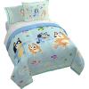 image:imageJay Franco Kids Comforter Set Includes Sheets and Pillow Covers  Soft and Cozy Bed Set for Stylish Room Decor Official Licensed Bedding Blue  The Mandalorian 7 Piece QueenBlue  Bluey