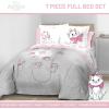 image:imageJay Franco Kids Comforter Set Includes Sheets and Pillow Covers  Soft and Cozy Bed Set for Stylish Room Decor Official Licensed Bedding Blue  The Mandalorian 7 Piece QueenWhite  Aristocats