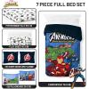 image:imageJay Franco Kids Comforter Set Includes Sheets and Pillow Covers  Soft and Cozy Bed Set for Stylish Room Decor Official Licensed Bedding Blue  The Mandalorian 7 Piece QueenBlue  Avengers