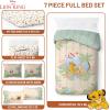 image:imageJay Franco Kids Comforter Set Includes Sheets and Pillow Covers  Soft and Cozy Bed Set for Stylish Room Decor Official Licensed Bedding Blue  The Mandalorian 7 Piece QueenMulti  Lion King