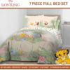 image:imageJay Franco Kids Comforter Set Includes Sheets and Pillow Covers  Soft and Cozy Bed Set for Stylish Room Decor Official Licensed Bedding Blue  The Mandalorian 7 Piece QueenMulti  Lion King