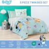 image:imageJay Franco Kids Comforter Set Includes Sheets and Pillow Covers  Soft and Cozy Bed Set for Stylish Room Decor Official Licensed Bedding Blue  The Mandalorian 7 Piece QueenBlue  Bluey