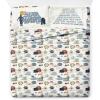 image:imageJay Franco Kids Comforter Set Includes Sheets and Pillow Covers  Soft and Cozy Bed Set for Stylish Room Decor Official Licensed Bedding Blue  The Mandalorian 7 Piece QueenBlue  Star Wars 01
