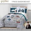 image:imageJay Franco Kids Comforter Set Includes Sheets and Pillow Covers  Soft and Cozy Bed Set for Stylish Room Decor Official Licensed Bedding Blue  The Mandalorian 7 Piece QueenDark Grey  Harry Potter