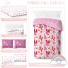 image:imageJay Franco Kids Comforter Set Includes Sheets and Pillow Covers  Soft and Cozy Bed Set for Stylish Room Decor Official Licensed Bedding Blue  The Mandalorian 7 Piece QueenPink  Cowgirl