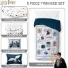 image:imageJay Franco Kids Comforter Set Includes Sheets and Pillow Covers  Soft and Cozy Bed Set for Stylish Room Decor Official Licensed Bedding Blue  The Mandalorian 7 Piece QueenDark Grey  Harry Potter