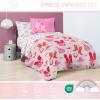image:imageJay Franco Kids Comforter Set Includes Sheets and Pillow Covers  Soft and Cozy Bed Set for Stylish Room Decor Official Licensed Bedding Blue  The Mandalorian 7 Piece QueenPink  Cowgirl