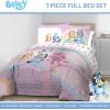 image:imageJay Franco Kids Comforter Set Includes Sheets and Pillow Covers  Soft and Cozy Bed Set for Stylish Room Decor Official Licensed Bedding Blue  The Mandalorian 7 Piece QueenPink  Bluey