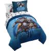 image:imageJay Franco Kids Comforter Set Includes Sheets and Pillow Covers  Soft and Cozy Bed Set for Stylish Room Decor Official Licensed Bedding Blue  The Mandalorian 7 Piece QueenBlue  the Mandalorian