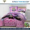 image:imageJay Franco Kids Comforter Set Includes Sheets and Pillow Covers  Soft and Cozy Bed Set for Stylish Room Decor Official Licensed Bedding Blue  The Mandalorian 7 Piece QueenPink  Monster Jam